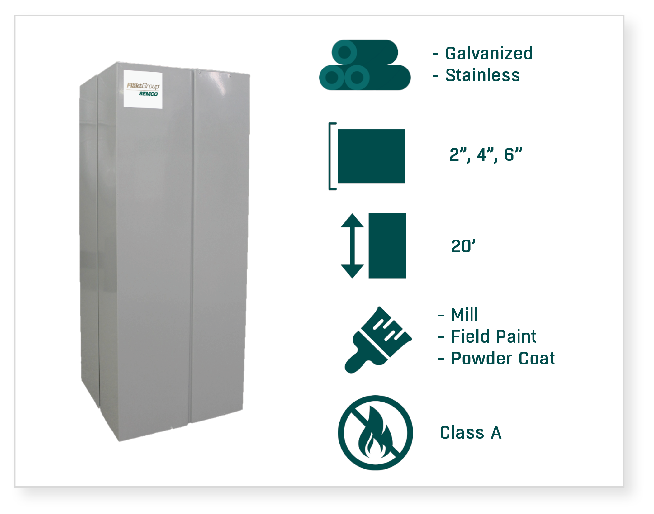 FläktGroup SEMCO Modular Panels