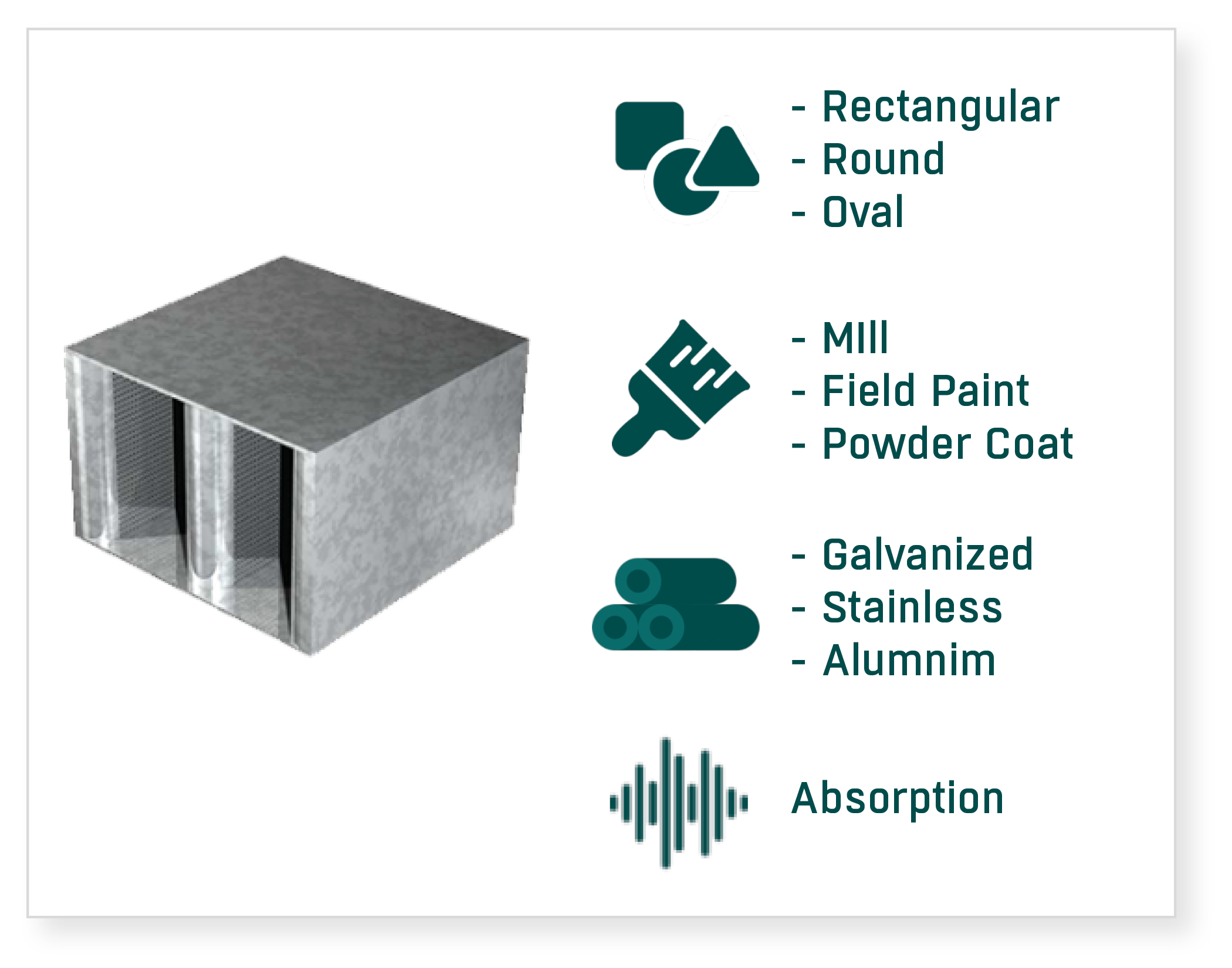 FläktGroup SEMCO Standard Duct Silencer